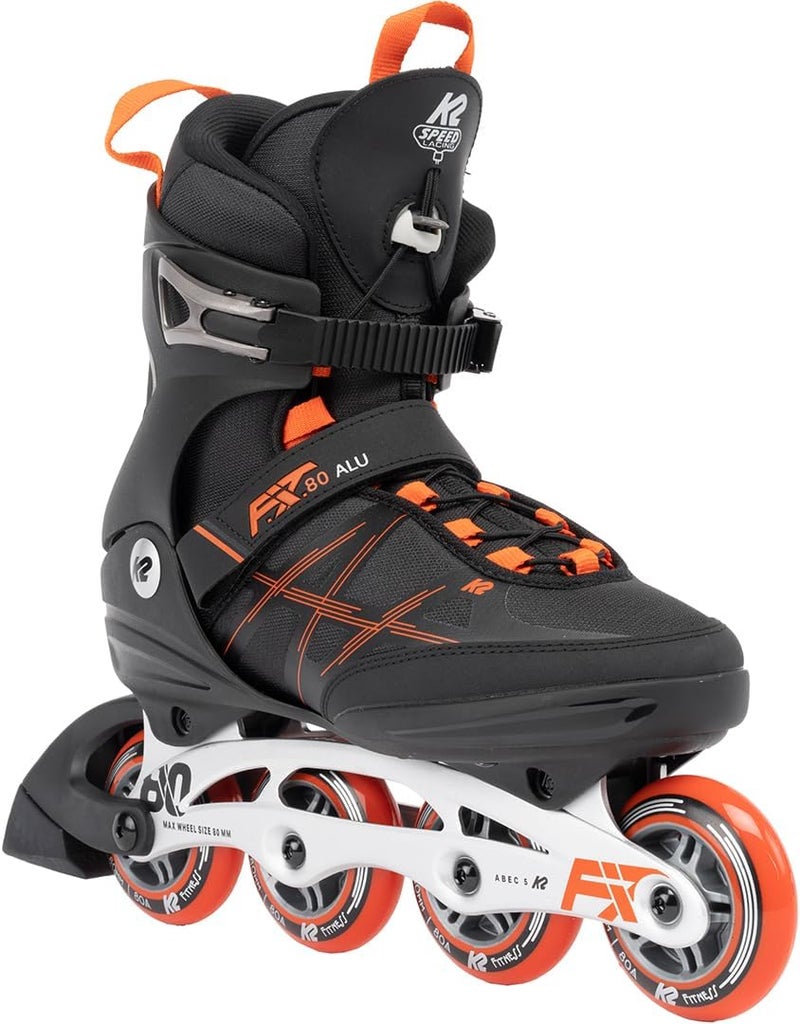 K2 F.I.T. 80 ALU Black Mens Inline Skates - Image 3